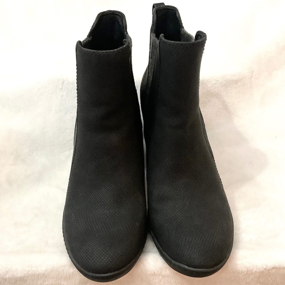 BLACK BARE TRAPS DASHA SLIP ON COMFORT POSTURE PLUS CHELSEA ANKLE BOOT SZ 10 - Picture 5 of 12